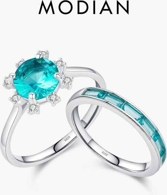 MODIAN Ring 925 Silber, Zirkonia, Damen - Bild 1