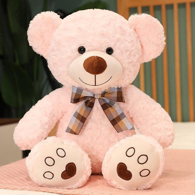 Linyi toy Bow-Knot Teddybär Puppe, Stofftier Bär, 50cm - Bild 1