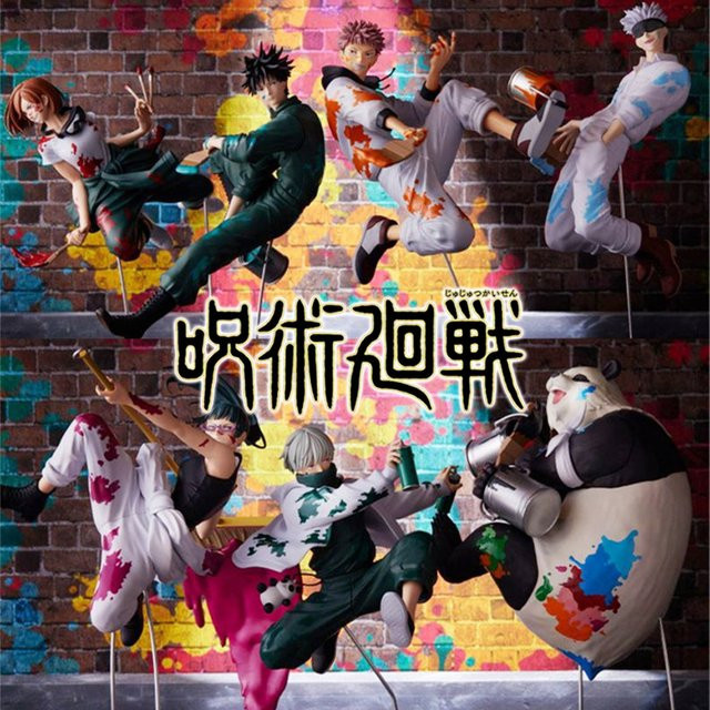 Bandai Jujutsu Kaisen Graffiti Battle Actionfiguren, Gojo Satoru Itadori Yuji, Einzelfigur - Bild 1