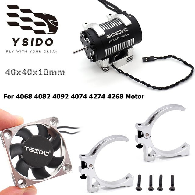 YSIDO RC Motor Schnellkühlventilator, Lüfter mit Doppelhalterung - Bild 1