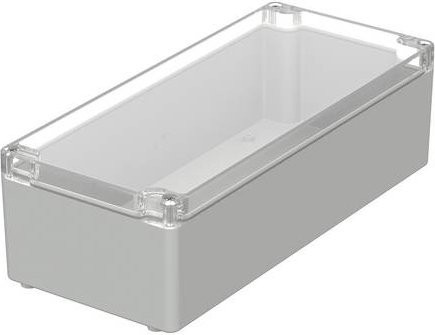 Bopla EUROMAS M 244G Industrie-Gehäuse aus Polycarbonat in Lichtgrau (RAL 7035), B/T/H: 340 x 150 x 100 mm - Bild 1