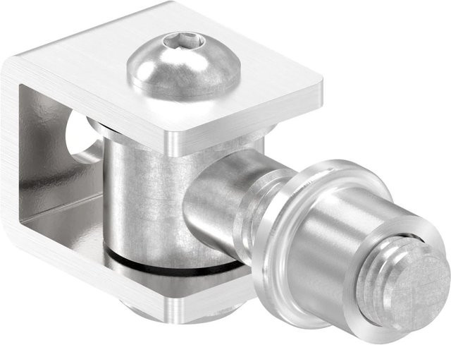 FeNau Torband Edelstahl V4A M12 zum Einschweißen in Silber, B/T/H: 180 x 180 x 140 mm - Bild 1