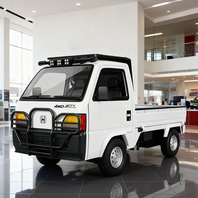WELLY Honda ACTY Picku Automodell, 1:18, Metall, mit Licht und Sound - Bild 1