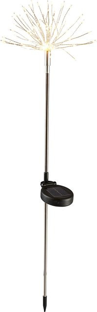 Solar-Gartenstecker Diamanten-Regen von viva domo in Silber - Bild 1