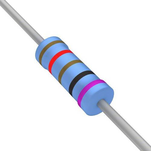 TE Connectivity Präzisions-Widerstand 121 Ohm 0,25W 0,1% Blau 6-1676915-6 - Bild 1
