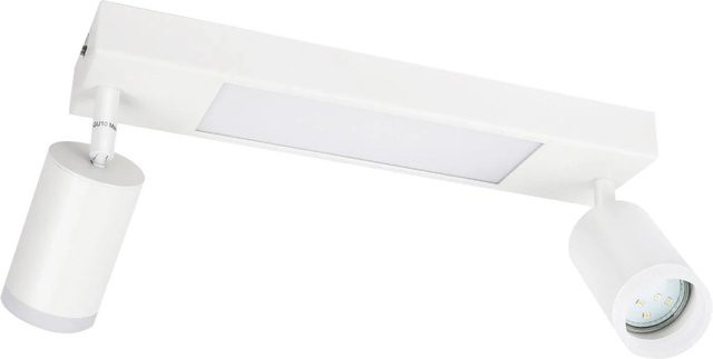 NETTLIFE Deckenstrahler aus Metall in Weiß, modern und verstellbar mit GU10 Fassung - Bild 1