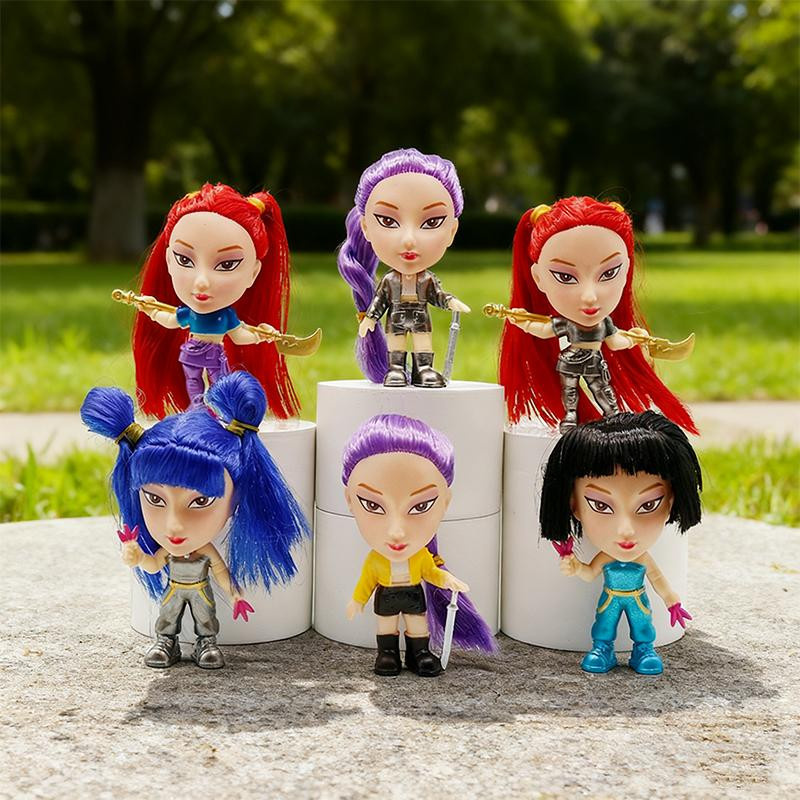 Fashnics Dämonenjäger Figur Modell Spielzeug 6-teiliges Set PVC - Bild 3