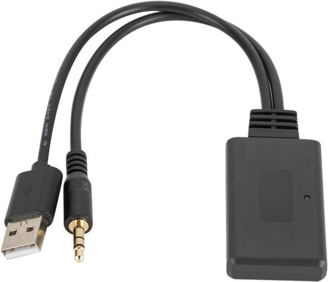 ALLOET Bluetooth Musikempfänger mit 3.5 mm Aux-Adapter in Schwarz - Bild 1