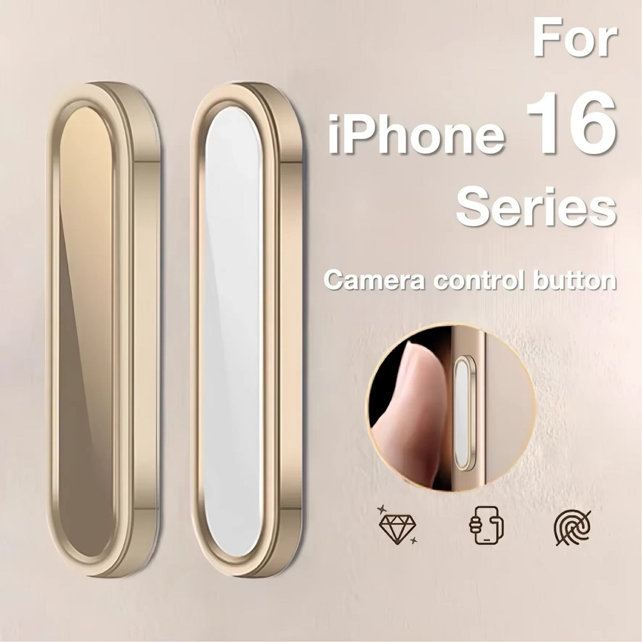 Apple Kamera Shortcut Schutz Aufkleber für iPhone 16 Pro Max, iPhone 17 Pro Max und iPhone 16 Plus in Gold - Bild 2