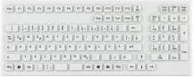 GETT Smart Clinical Board USB Tastatur in Weiss mit 106 Tasten, QWERTZ DE Layout, wasserdicht nach IP68 und desinfizierbar aus Silikon - Bild 1