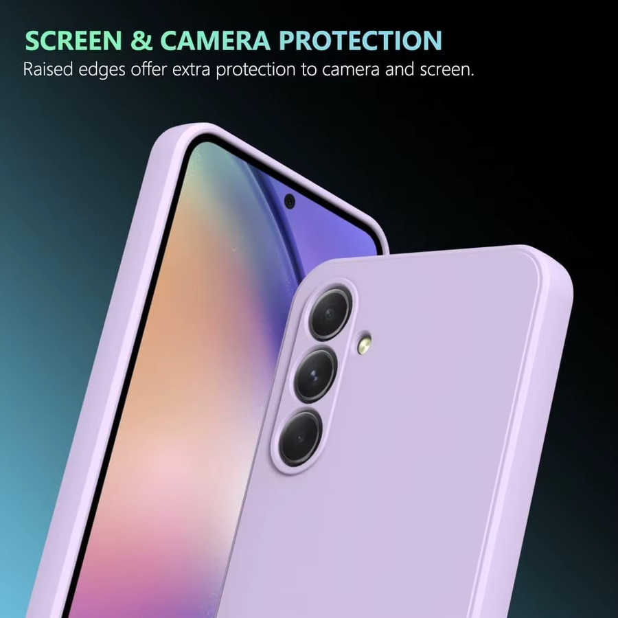 Stoßfeste Silikonhülle für Samsung Galaxy A57 A37 A27 A17 A07 A56 A36 A26 A16 A06 A55 A35 A25 A15 A05 A05S in Sand und Purple - Bild 4