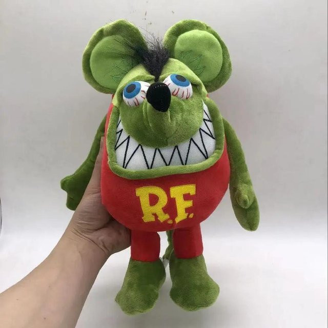 Rat Fink Tales Of The Rat Fink Maus, Actionfigur Kissenpuppe, 30 cm, ab 14 Jahren - Bild 1
