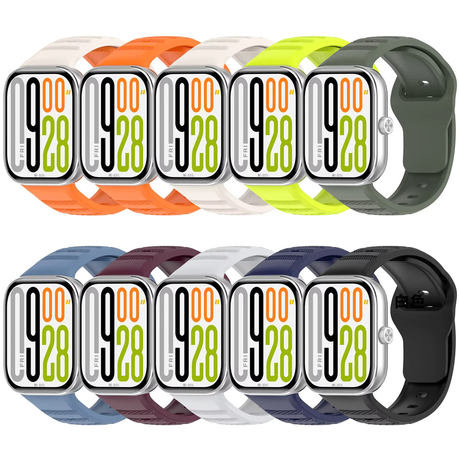 Xiaomi Uhrenarmband Silikon, orange, Unisex - Bild 3