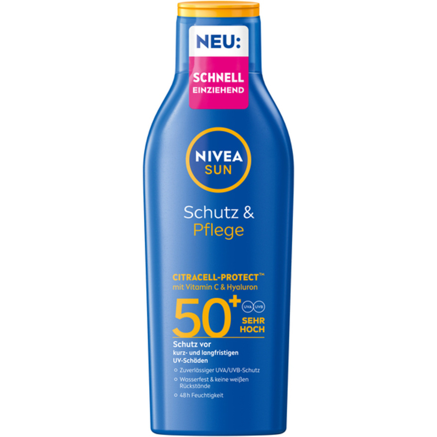 NIVEA SUN Sonnenschutzmittel Lotion, LSF 50+, 200 ml, Körper - Bild 2