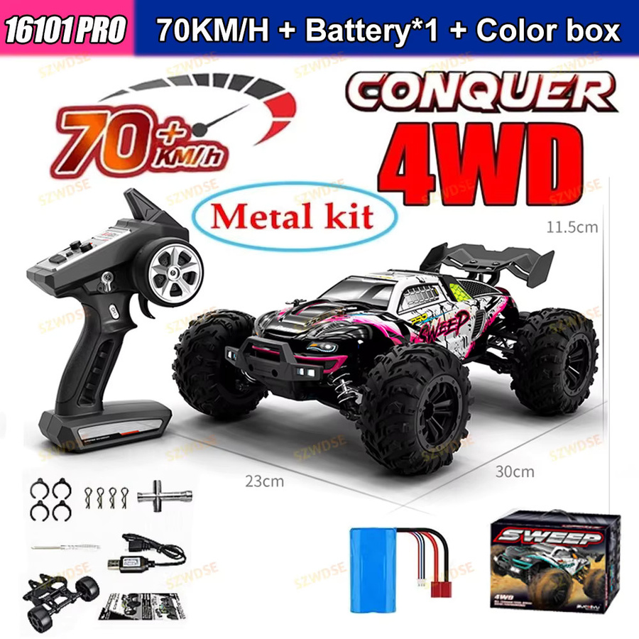 WLtoys RC Monster Truck, 4WD, Metall, ab 14 Jahren - Bild 7