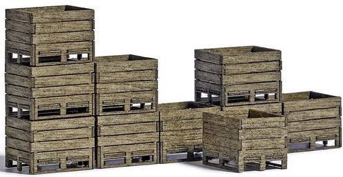 Busch 1980 H0 Erntekisten aus Holz 10er-Set Bausatz - Bild 1