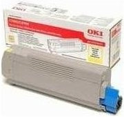 OKI Gelbe Toner Cartridge für Laserdrucker mit 5000 Seiten Reichweite - Bild 1