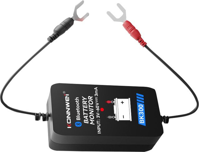 KONNWEI BK300 Drahtloser Batterie Monitor und Elektrischer System Tester mit Bluetooth in Schwarz - Bild 1