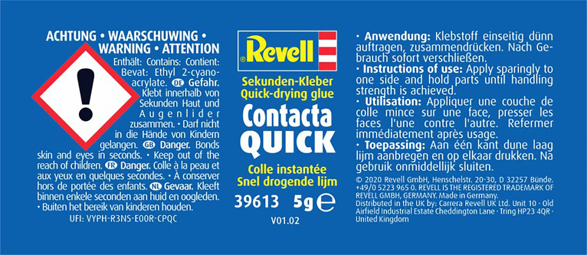 Revell Contacta Quick Kleber, 5g - Bild 4