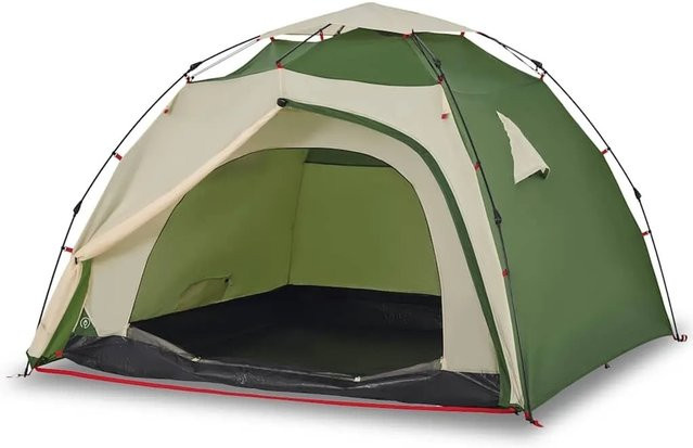 Furnicato Campingzelt Kuppelzelt in Grün, B/T/H: 326 x 260 x 175 cm - Bild 1