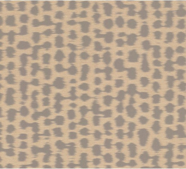 A.S. Création Vliestapete Leopardenmuster Beige-Grau mit FSC-Zertifizierung, Breite: 0,53 m, Länge: 10,05 m - Bild 1
