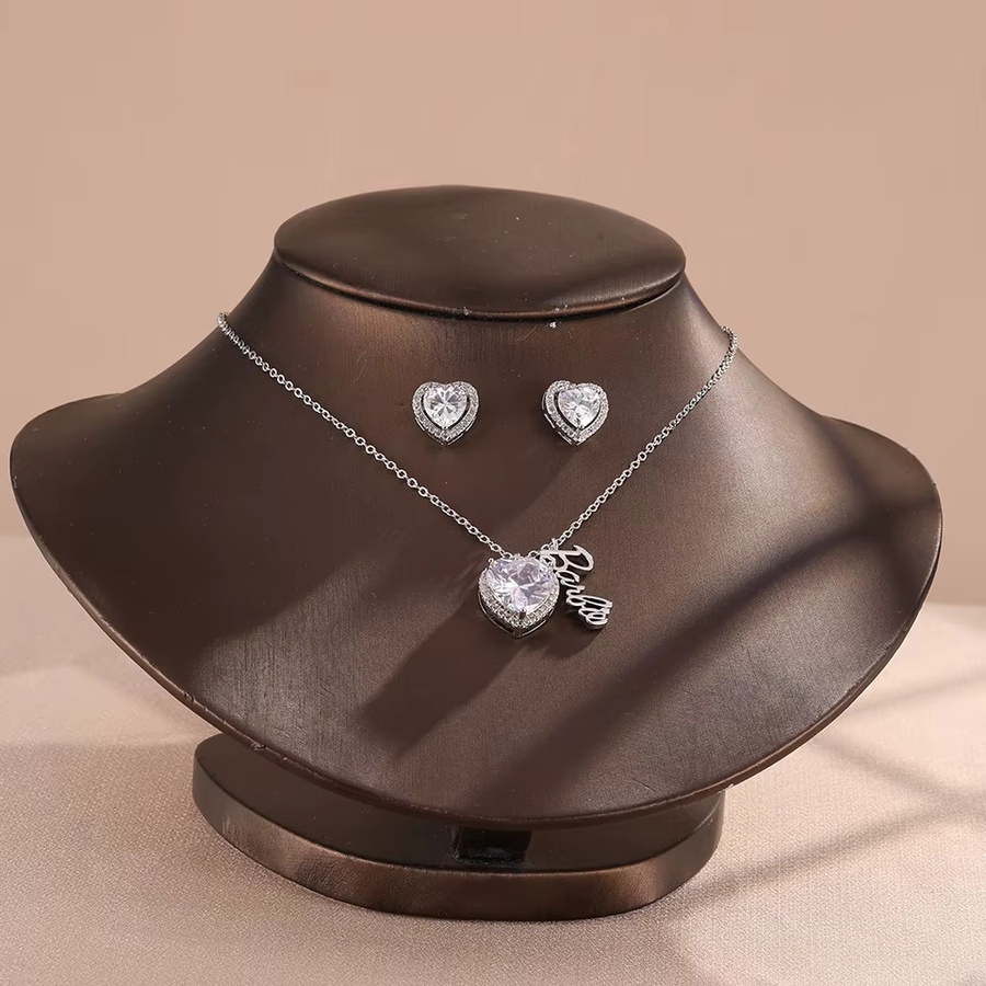 ZAKOL Schmuckset Ohrringe und Halskette, Zirkonia, Silber, Damen - Bild 3