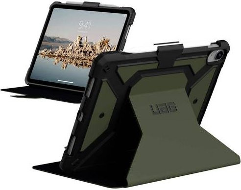 Urban Armor Gear Metropolis SE Tablet-Cover für Apple iPad 10.9 (10. Gen, 2022) und iPad 10.9 (A16, 2025), Farbe: Oliv - Bild 1