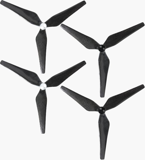 DJI 9450F Propeller Set für Phantom 2 und Phantom 3 Drohnen in Schwarz und Weiß - Bild 1