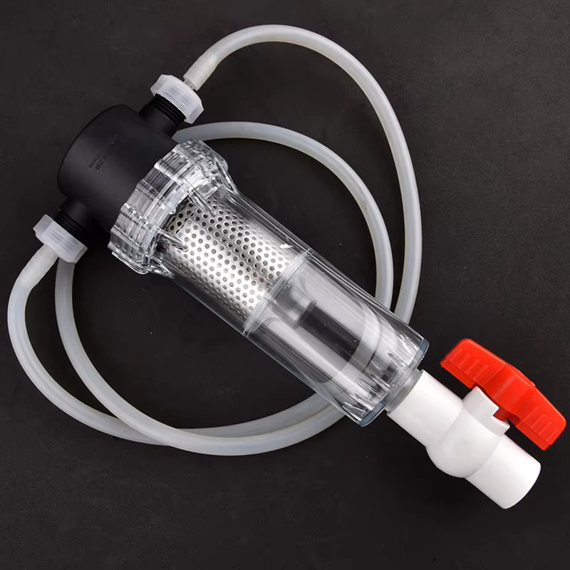 SgooHan Schlauchfilter für Aquarium und Fischteich, transparent, passend für 1/2 bis 4-20mm Anschlüsse - Bild 4