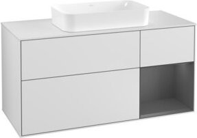V&B Waschtischunterschrank Finion in Weiß lackiert, Breite: 120 cm, Tiefe: 50,1 cm, Höhe: 50,1 cm - Bild 1
