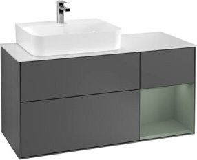 V&B Waschtischunterschrank Finion in Anthrazit lackiert, Breite: 120 cm, Tiefe: 50,1 cm, Höhe: 50,1 cm - Bild 1