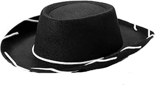 Mad Hats Western-Cowboyhut, Filz, schwarz - Bild 1