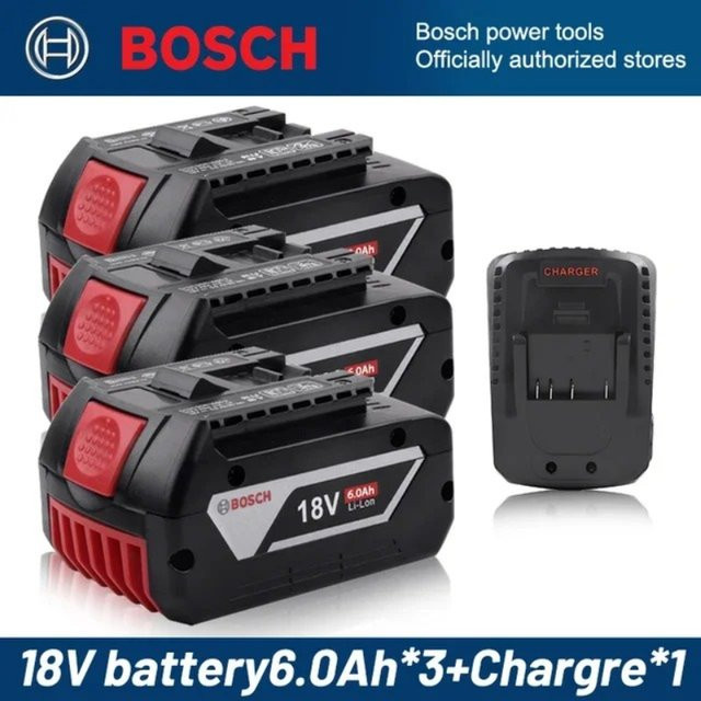 Bosch 18V Akku Ersatzakku 6000mAh Schwarz für Profi-Systeme BAT609 BAT618 - Bild 1