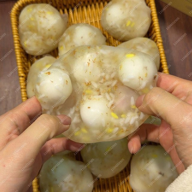 Eierkuchen Knuspriger Stressball, Quetschspielzeug, ASMR Fidget Spielzeug - Bild 1