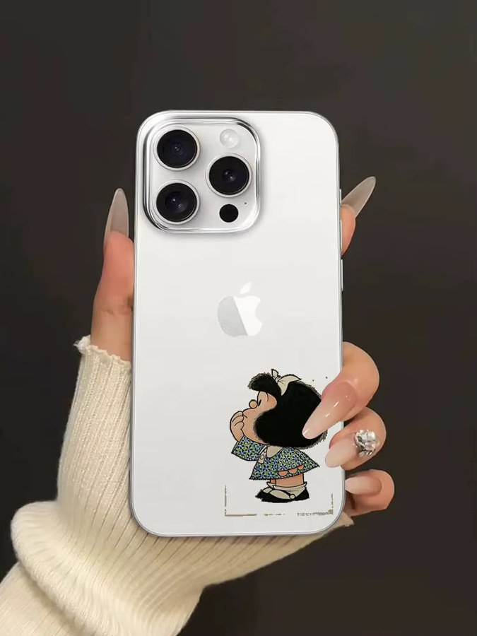 M-Mafaldas Transparente Handyhülle für iPhone 17 16 15 14 Plus 13 12 11 Pro Max - Bild 4