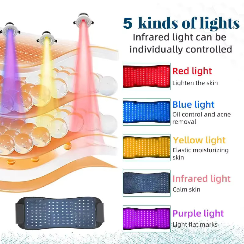 UBilli Silikon-Therapiemaske mit Rotlicht-LED, Gesicht und Körper, Unisex - Bild 4
