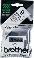 Brother P-touch Schriftbandkassette M-K221, Breite: 9 mm, Farbe: Weiß, Schriftfarbe: Schwarz - Bild 2