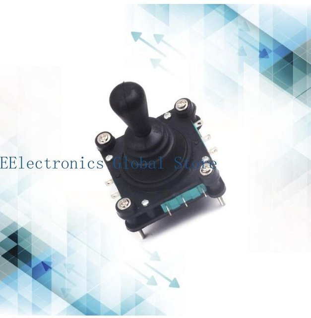 462B 360 Grad 2-Achsen-Joystick-Potentiometer mit Federrückstellung in Schwarz für Konsolen - Bild 1