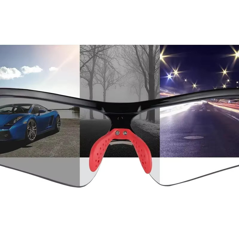 ROCKBROS Sportsonnenbrille, Photochrome, black, Kunststoff - Bild 3