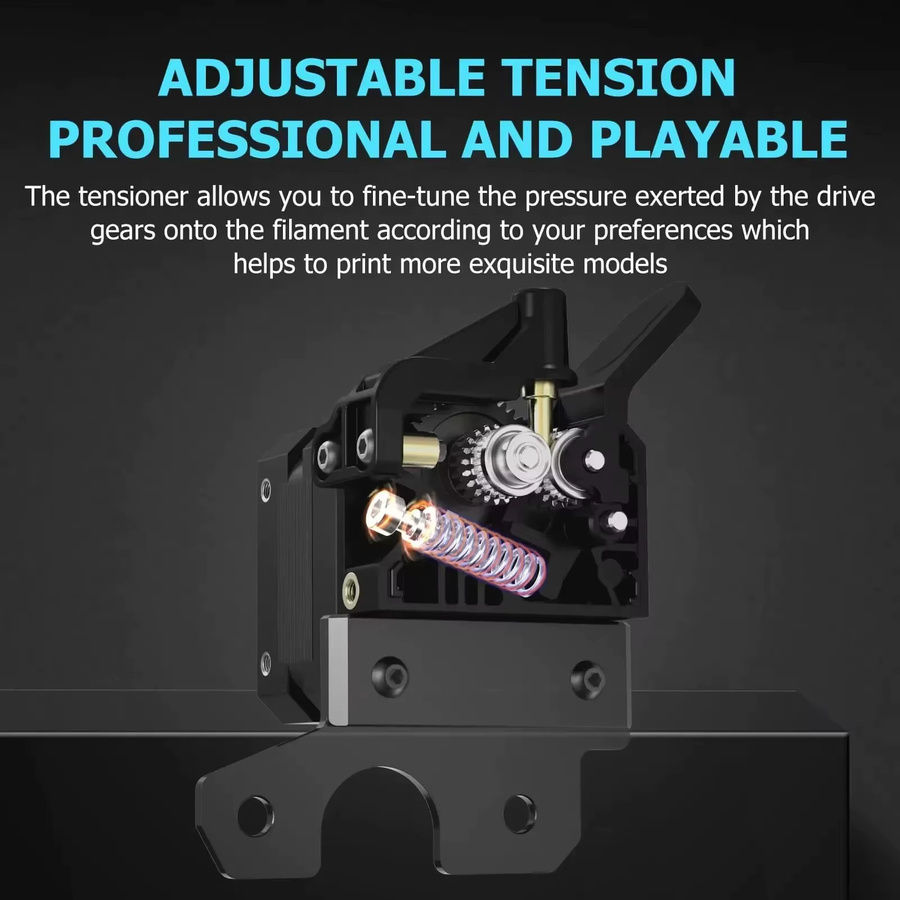 Creality Sprite Extruder SE/SE-NEO Dual-Gear-Upgrade in Schwarz für Ender 3 Neo, Ender 3 V2 Neo, Ender 3 Max Neo und Ender 2 Pro - Bild 2