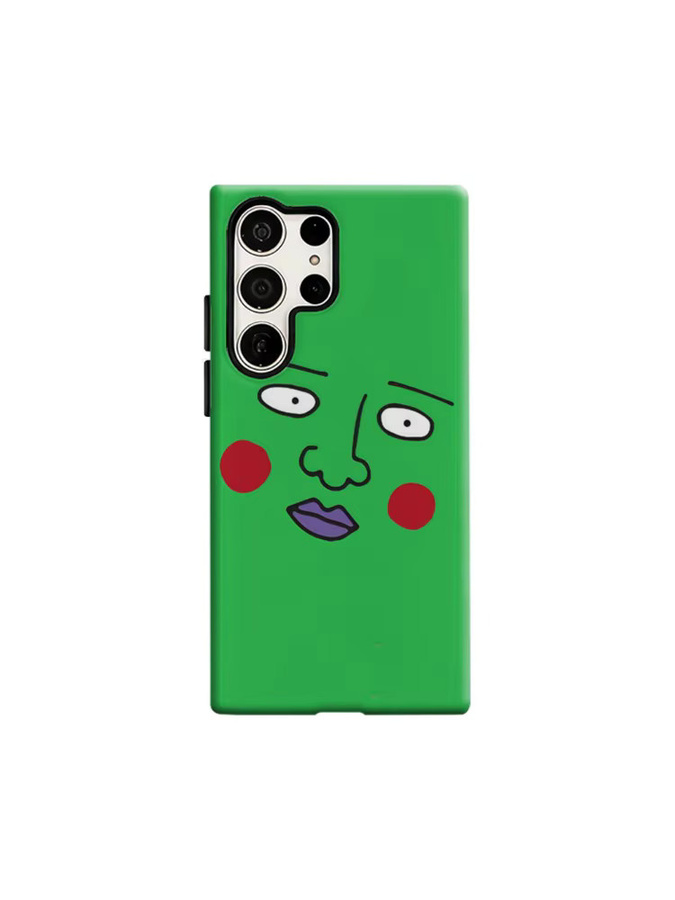 Stoßfeste Pop-Art Handyhülle für Samsung Galaxy S25 Ultra, S24, S23 Ultra und Plus in Grün mit Doppelschicht-Schutz - Bild 4