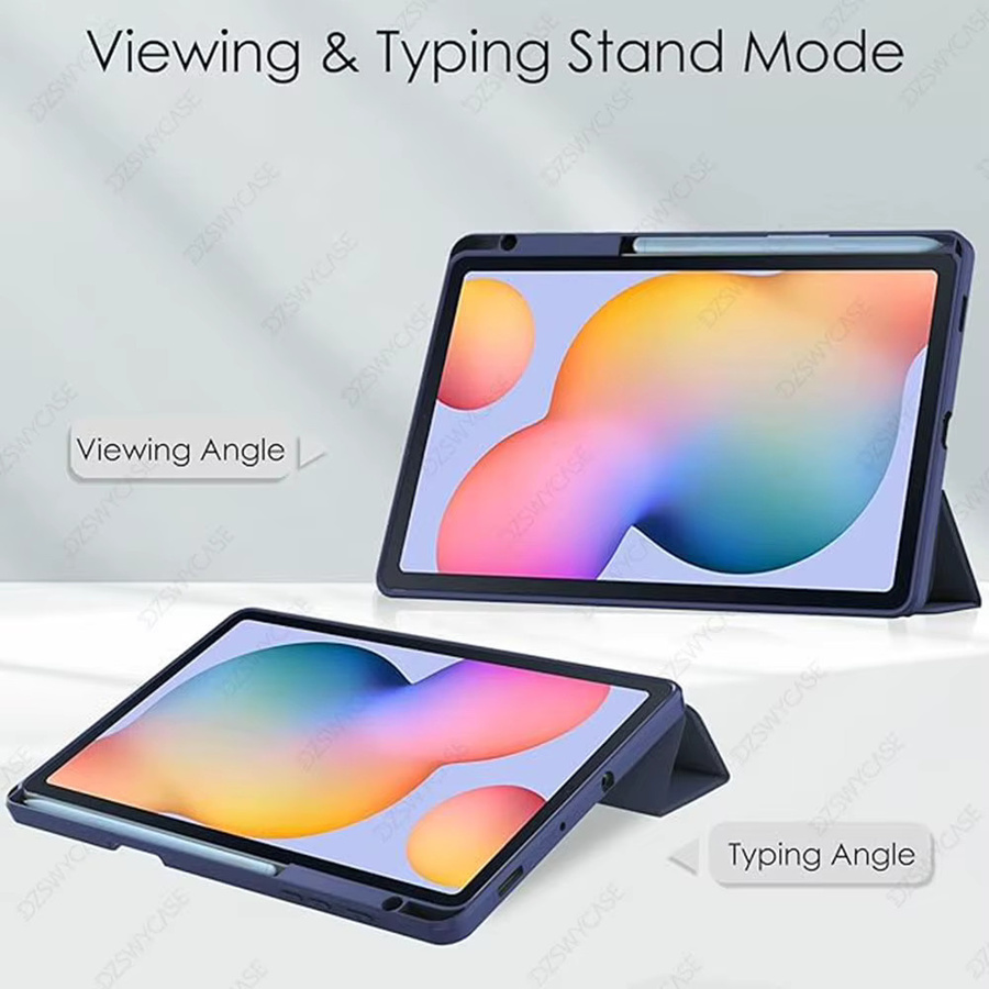 Samsung Schutzhülle für Galaxy Tab S6 Lite 10,4 Zoll (2024/2022/2020) mit Stifthalter und Auto Sleep/Wake Funktion in Grün oder Blau - Bild 4