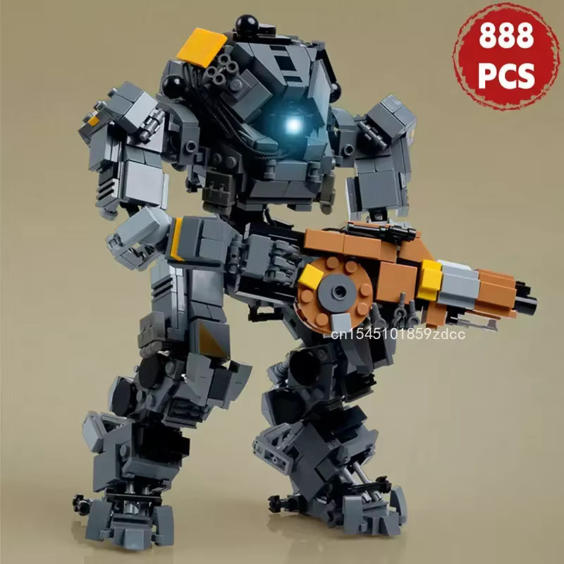 Garno Moc-Spiel Titan Falled Pionier Ronin-Klasse Mecha Roboter Modell, Baustein Set - Bild 4