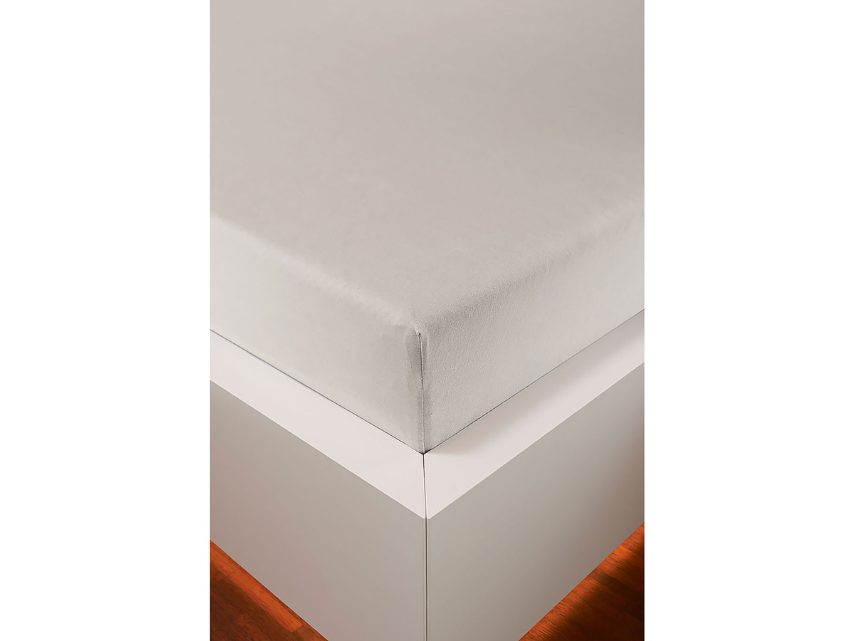 Hefel Edel-Jersey Spannleintuch aus Lyocell (Tencel) in Beige oder Weiß - Bild 1