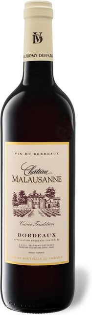 Château Malausanne Cuvée Tradition AOC trocken Rotwein 2023 0,75 l - Bild 1