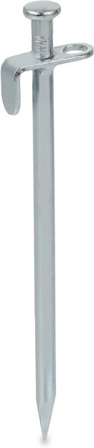 Relaxdays Felsbodenheringe aus Edelstahl in Silber, 12er Set - Bild 1