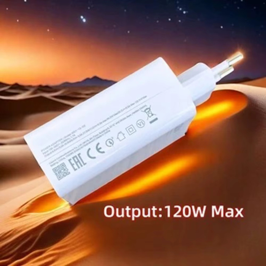 Xiaomi 120W Schnellladegerät mit EU-Stecker und USB-C Hypercharge in Weiß - Bild 7