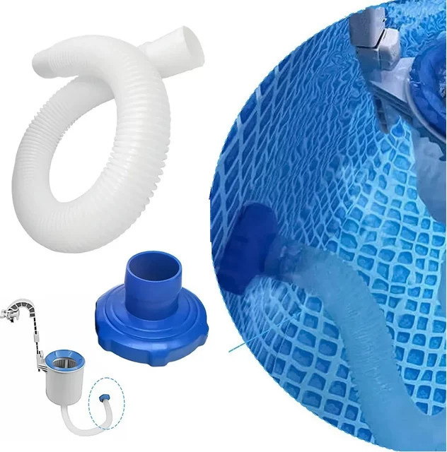 Intex Pooladapter mit Schlauch für das Deluxe Wartungsset in Weiß - Bild 1
