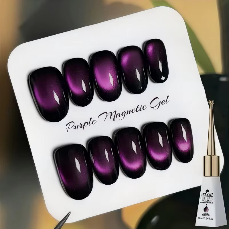 Mtssii Purple Cat Magnetischer Gel-Nagellack, 10 ml, Schimmernd - Bild 3