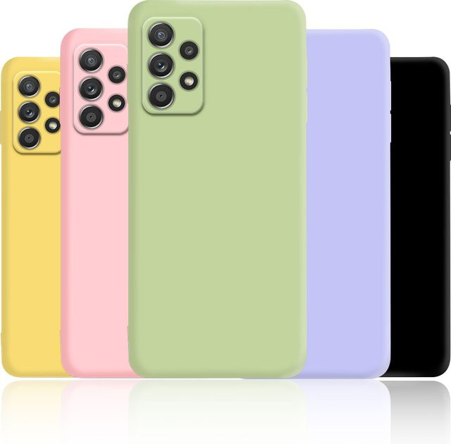 Flüssigsilikon-Schutzhülle für Samsung Galaxy A-Serie in Grün - Bild 1